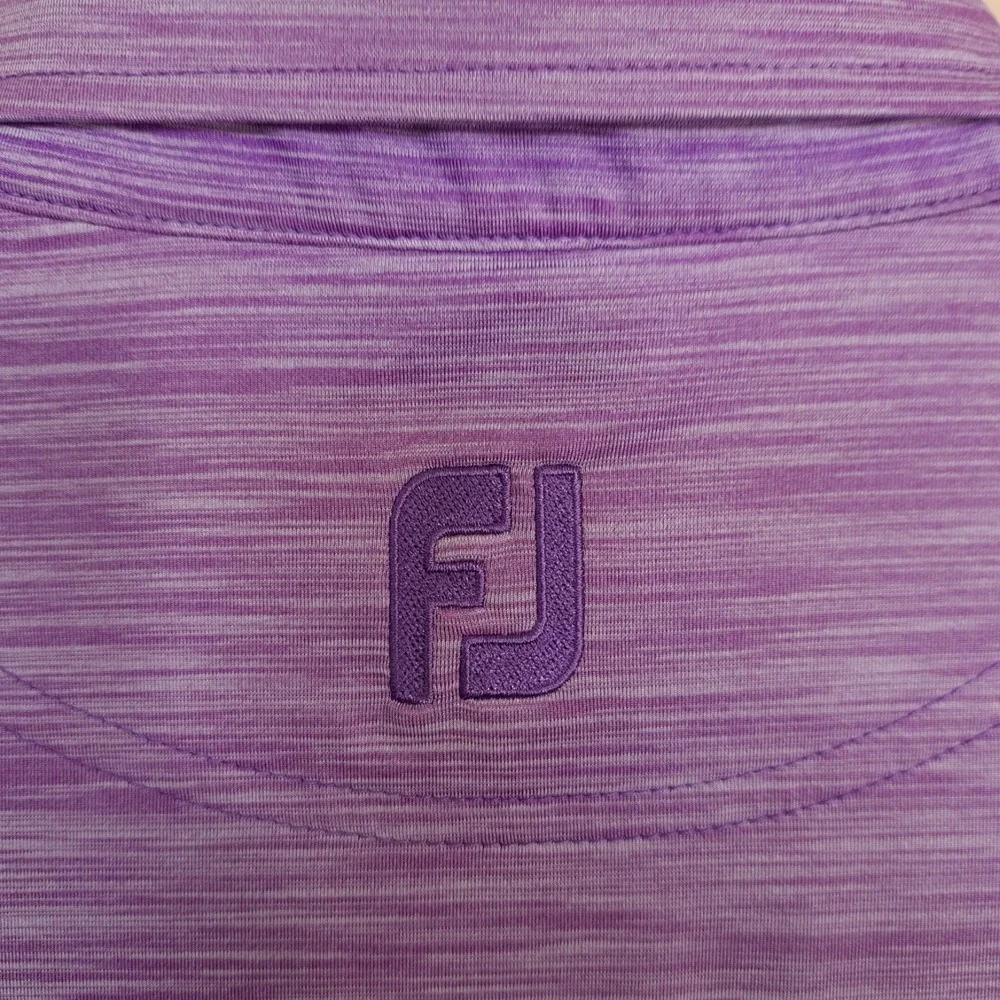 FootJoy Men's Polo Collared Shirt Size L Purple Short Sleeve Golf Casual‎ Summer